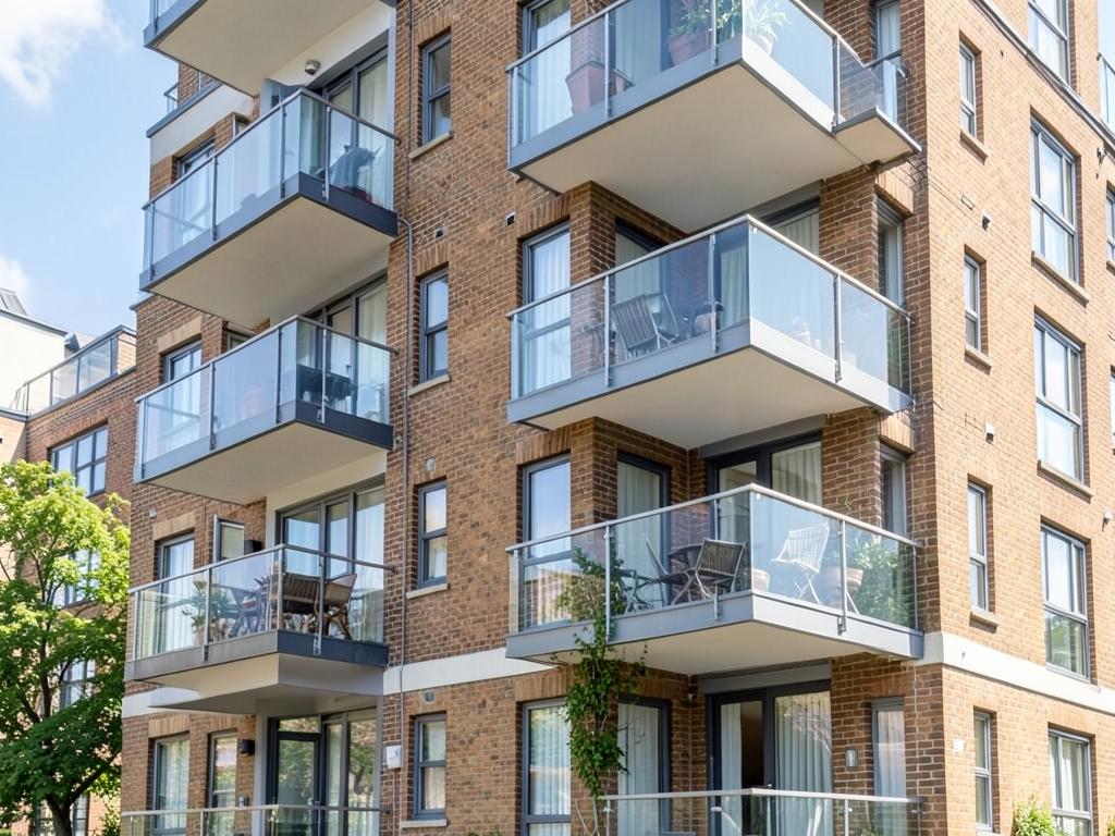 Riverside Court — communal entrance