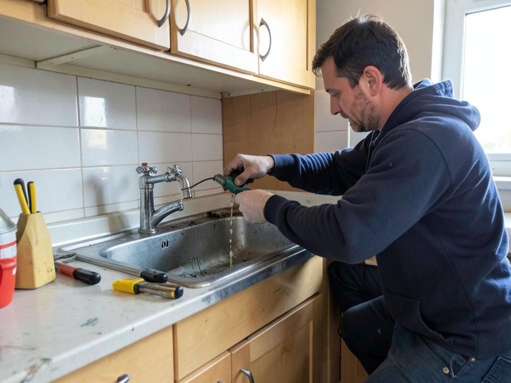Flat 2 leak under sink